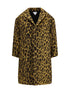 BOTTEGA VENETA 40 leopard print coat