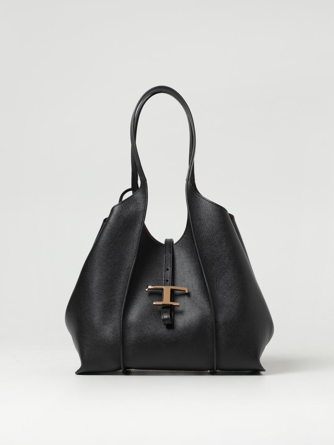 t timeless grained leather bag