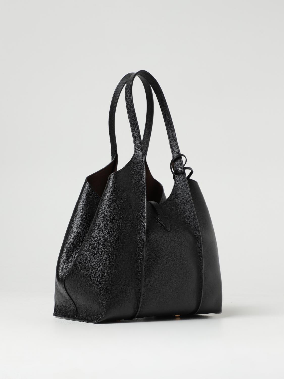 t timeless grained leather bag