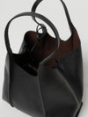 t timeless grained leather bag