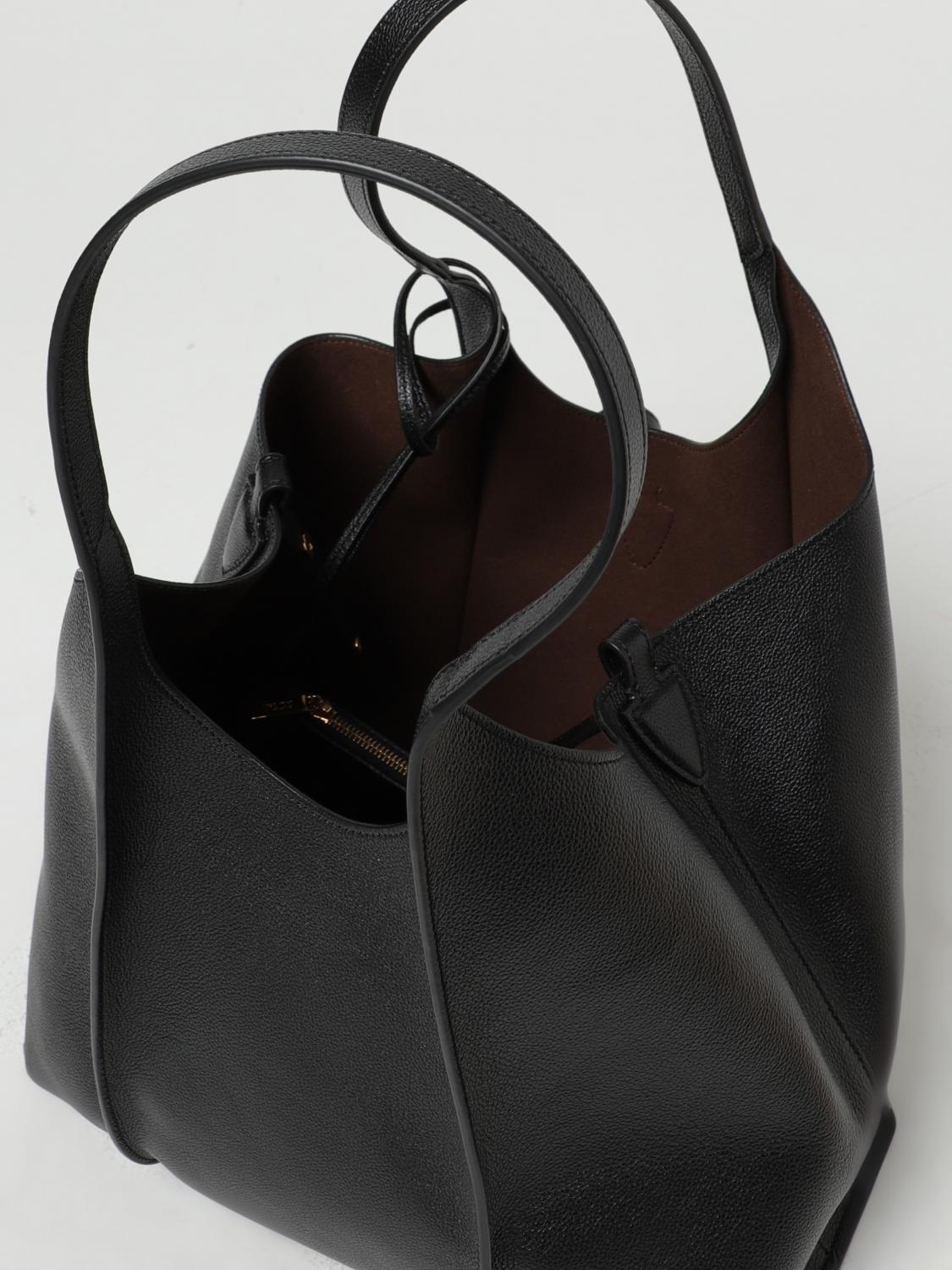 t timeless grained leather bag