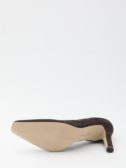 THE ROW 36 pumps carla 80 in suede