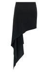 draped stretch fabric 01 skirt