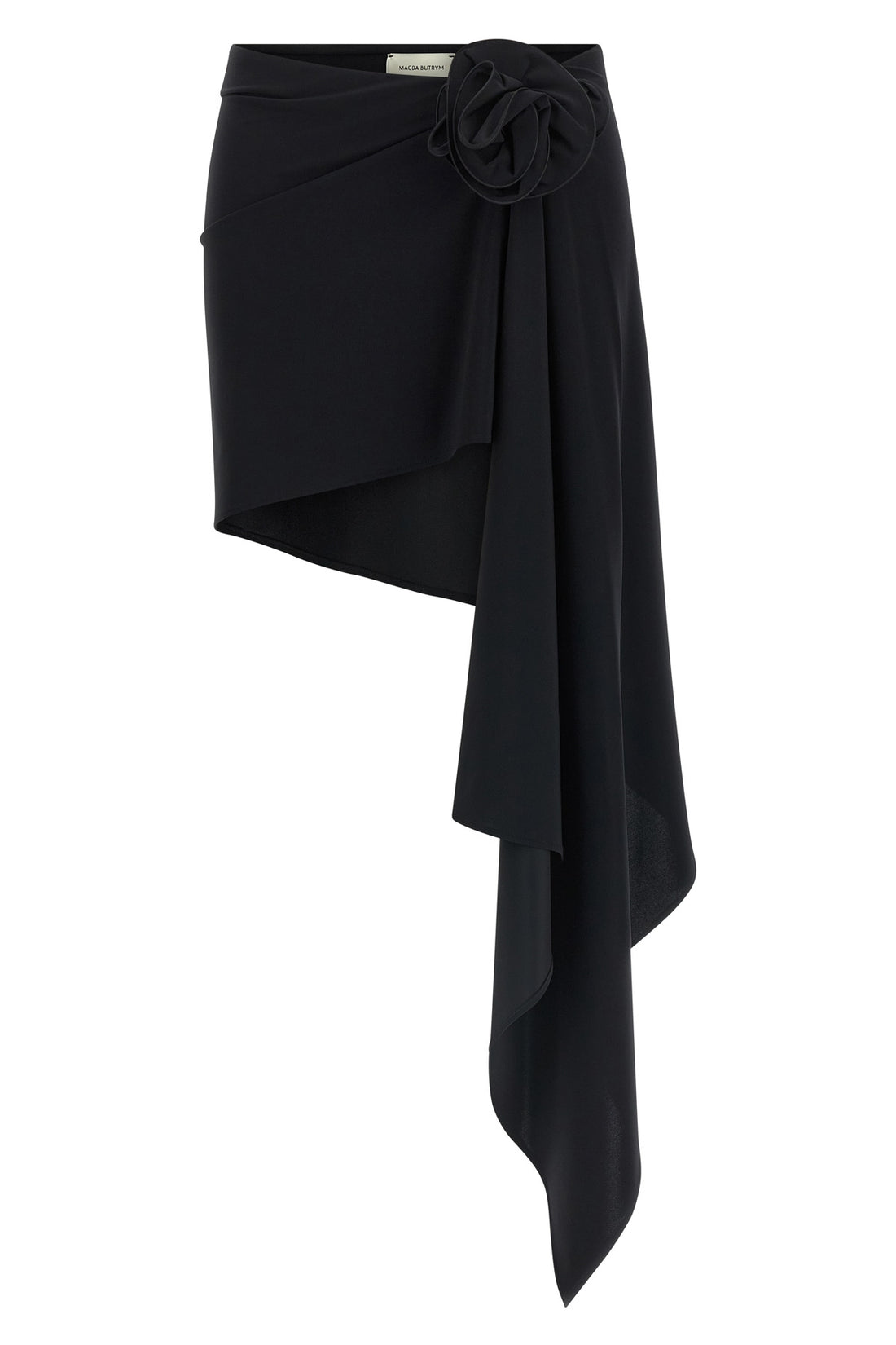 MAGDA BUTRYM 34 draped stretch fabric 01 skirt