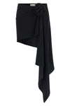 draped stretch fabric 01 skirt