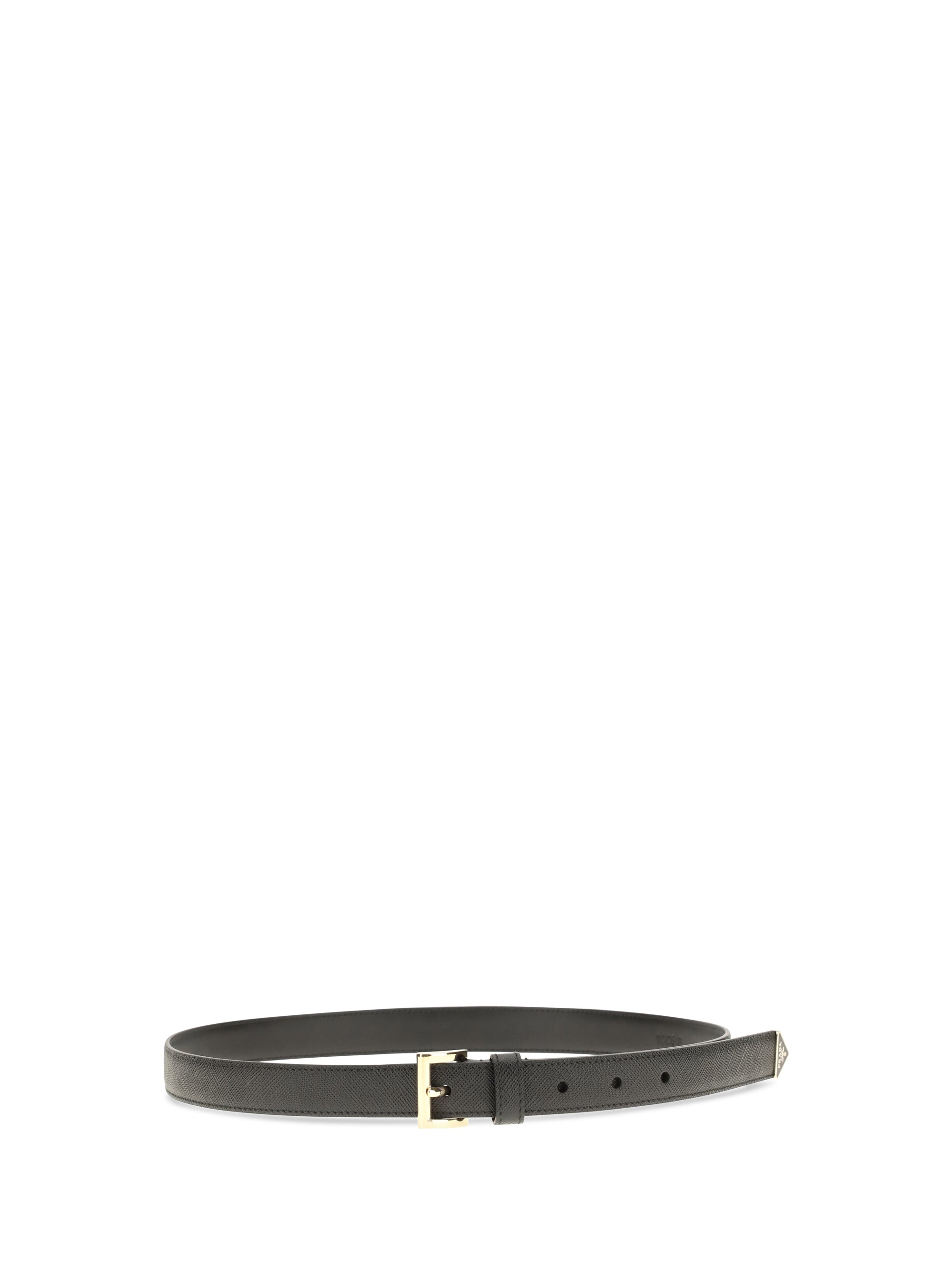 saffiano leather belt