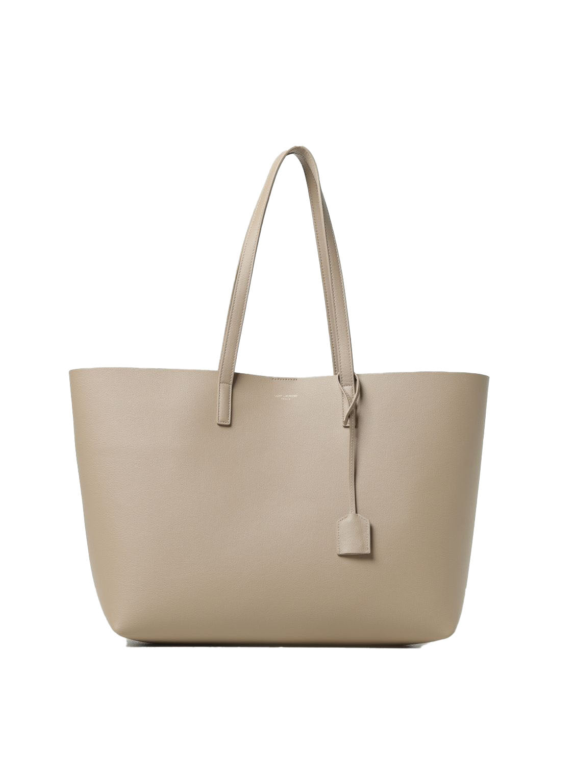 East West Leather Shopping Tote