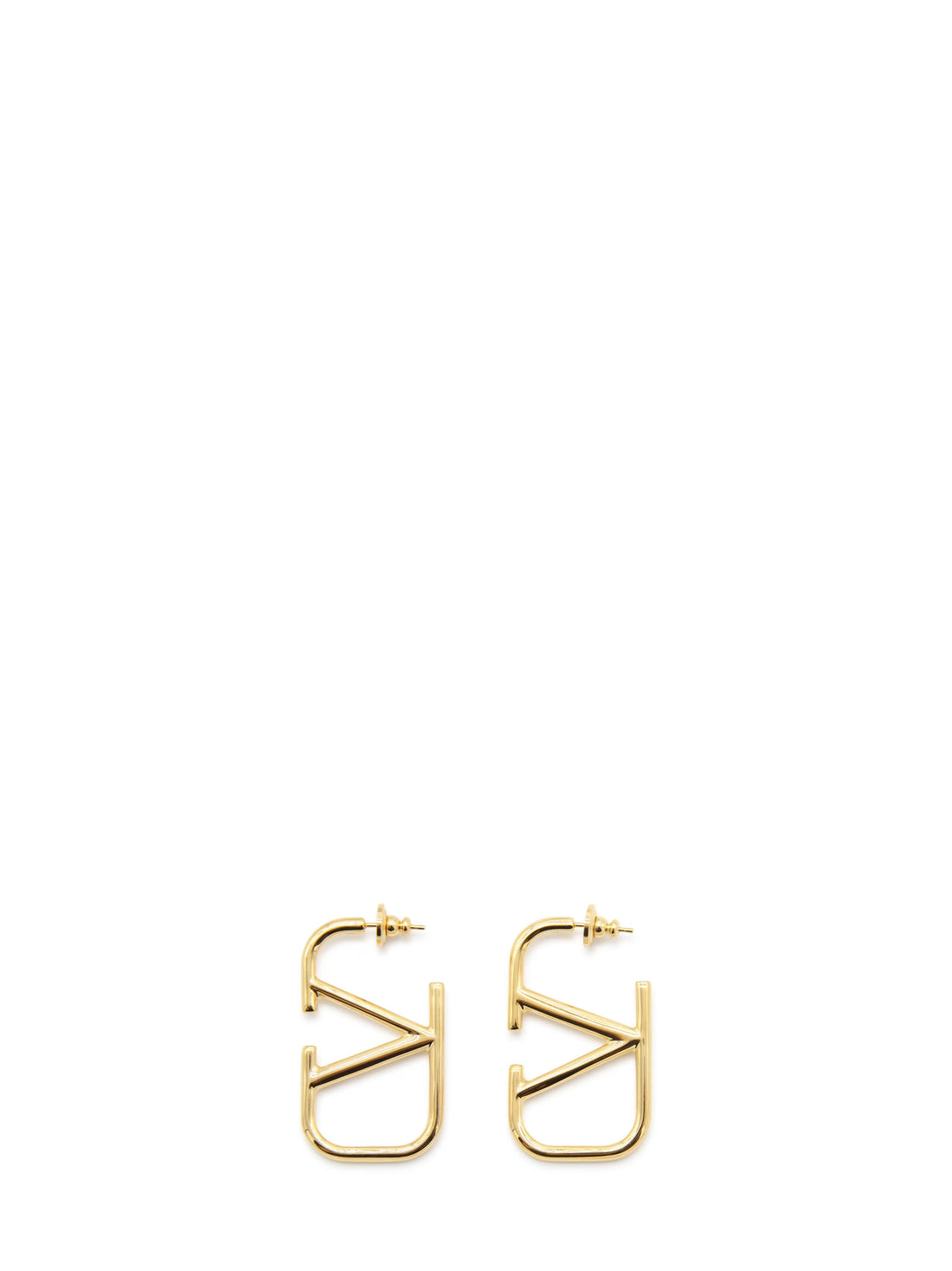 VALENTINO GARAVANI OS vlogo signature metal earrings