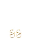 vlogo signature metal earrings