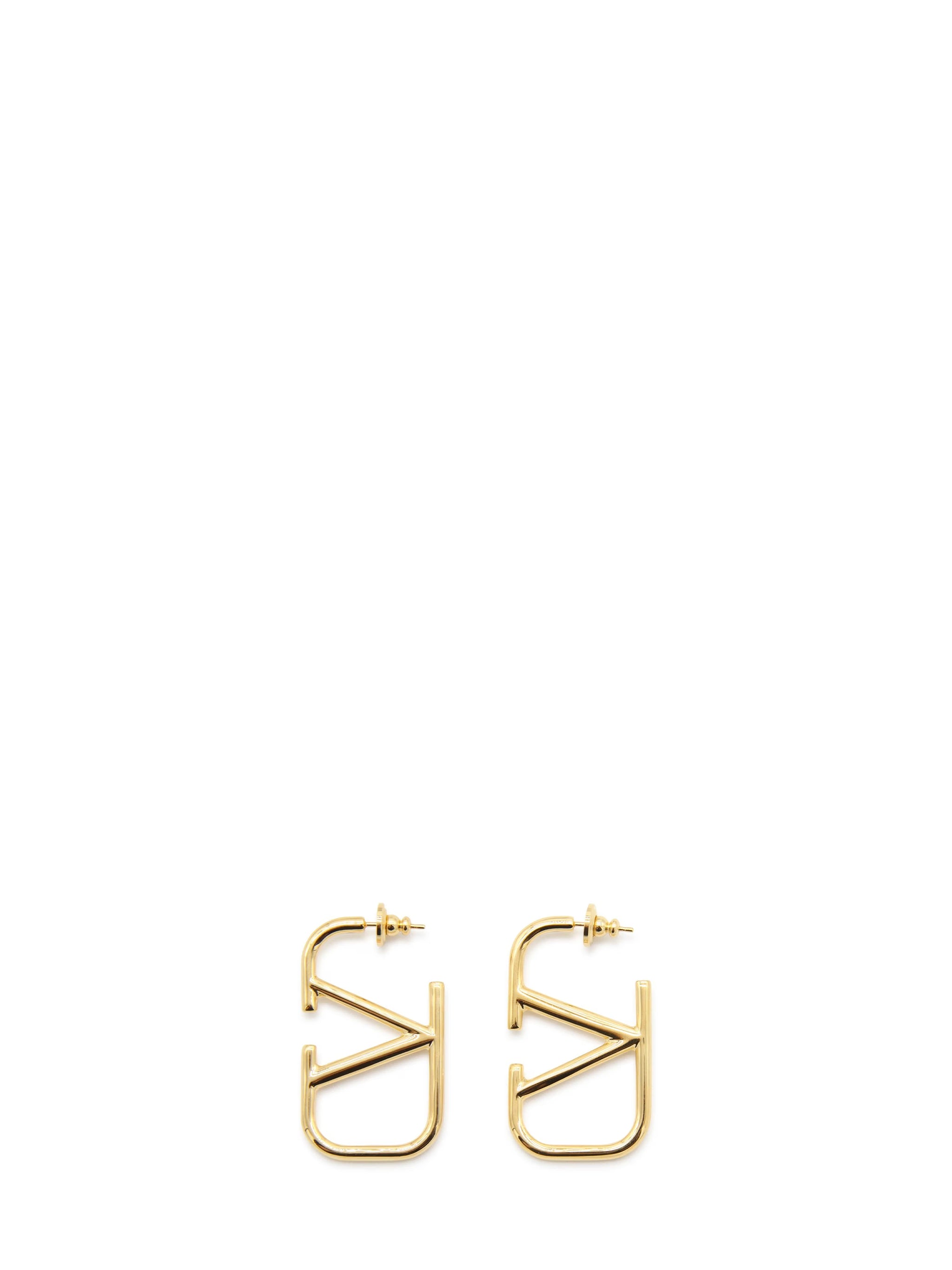 vlogo signature metal earrings