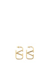 vlogo signature metal earrings