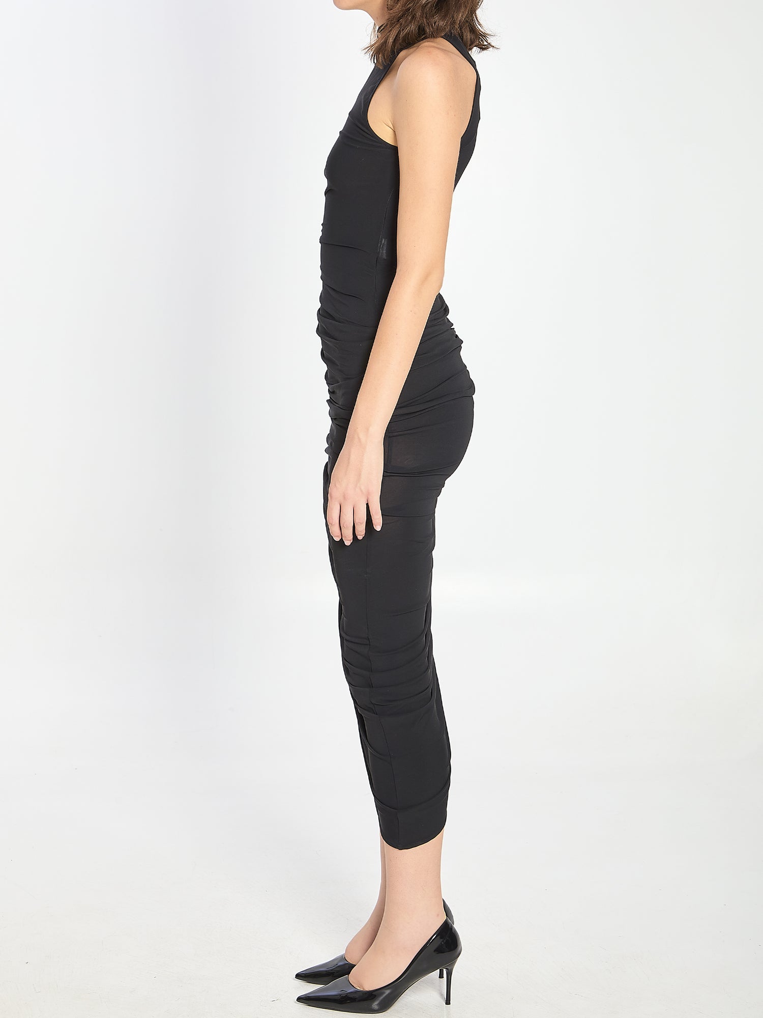 JACQUEMUS XS asymmetric piazza dress