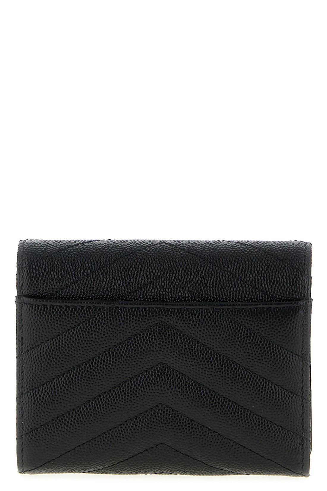 SAINT LAURENT OS saint laurent wallet in matelassé grain de poudre leather