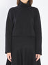 ALAIA 36 cropped cashmere knit pullover