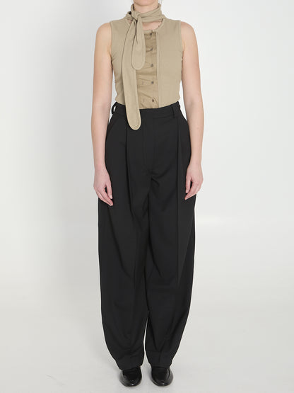 LEMAIRE M asymmetrical fitted top