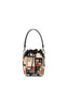 Mon Tresor FF Embroidered Bucket Bag