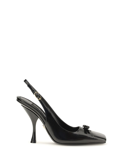 leather slingback pumps