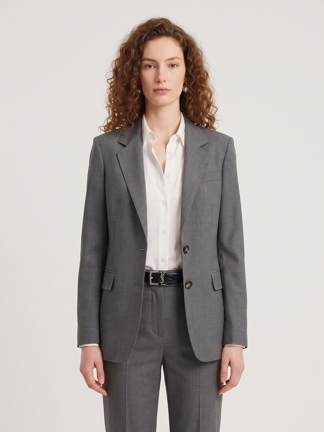 SUTTON NEW YORK 40 single-breasted jacket in stretch canvas