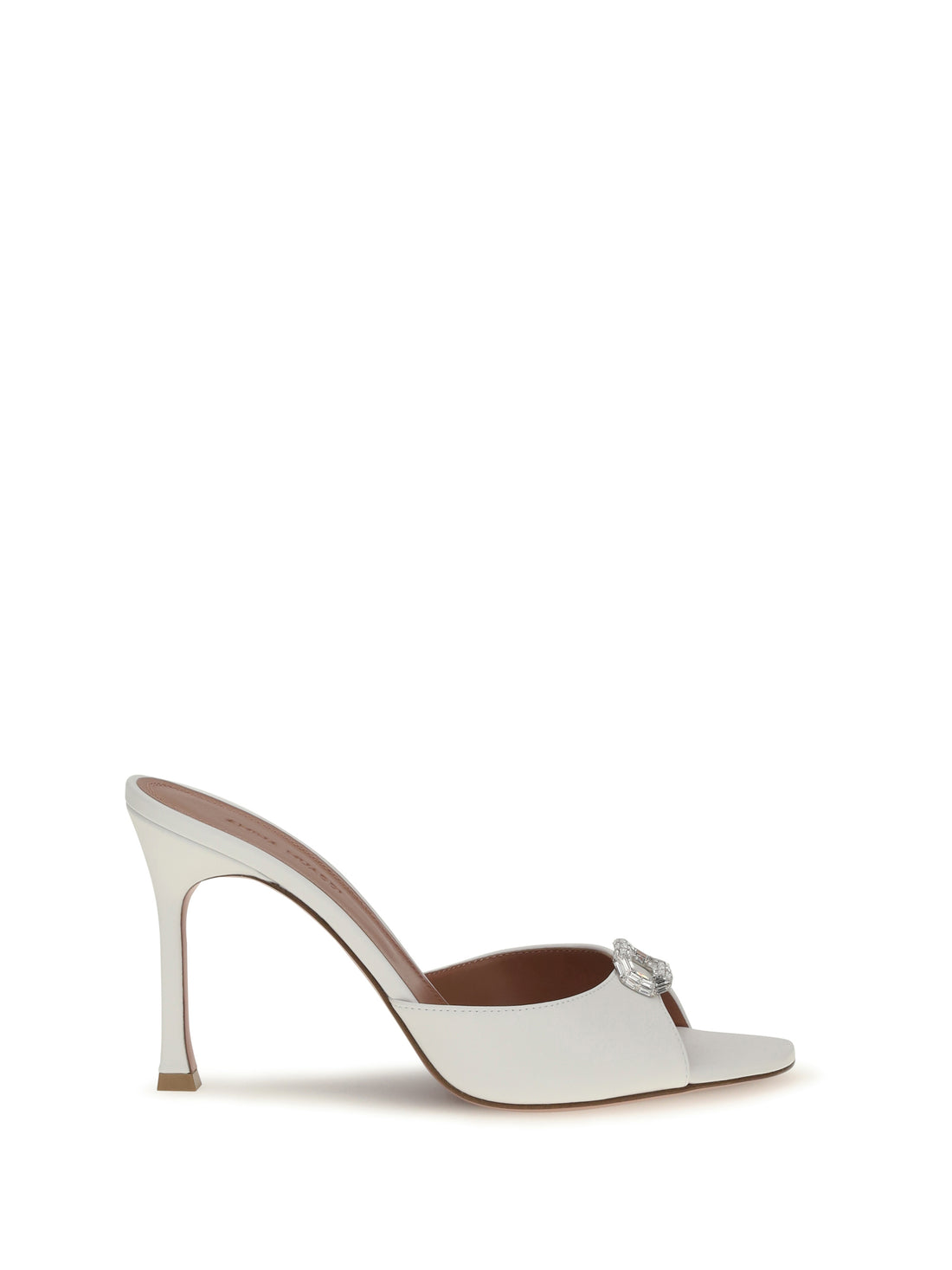 AMINA MUADDI 36 camelia leather mule sandals 