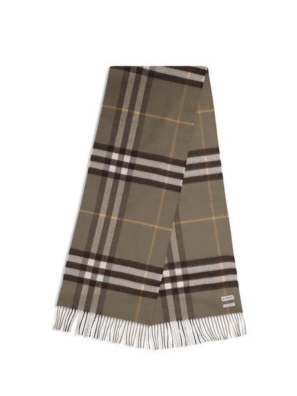 BURBERRY OS embroidered cashmere scarf 