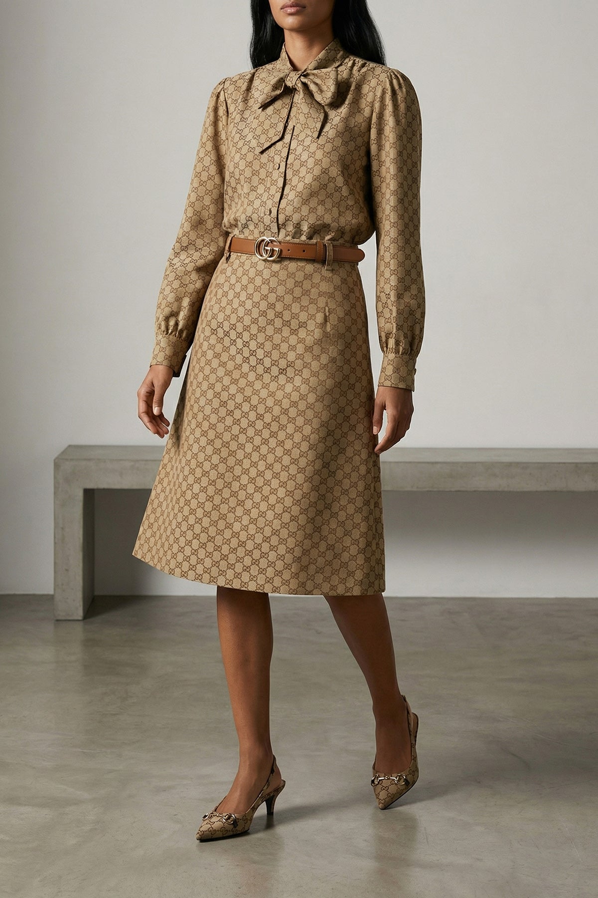gg marmont leather belt