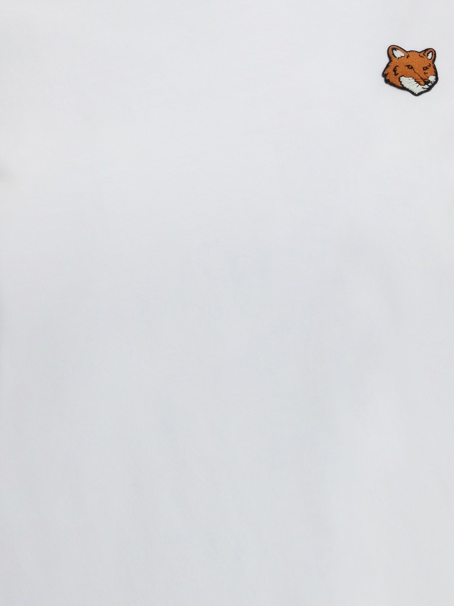 MAISON KITSUNÉ M fox head regular t-shirt