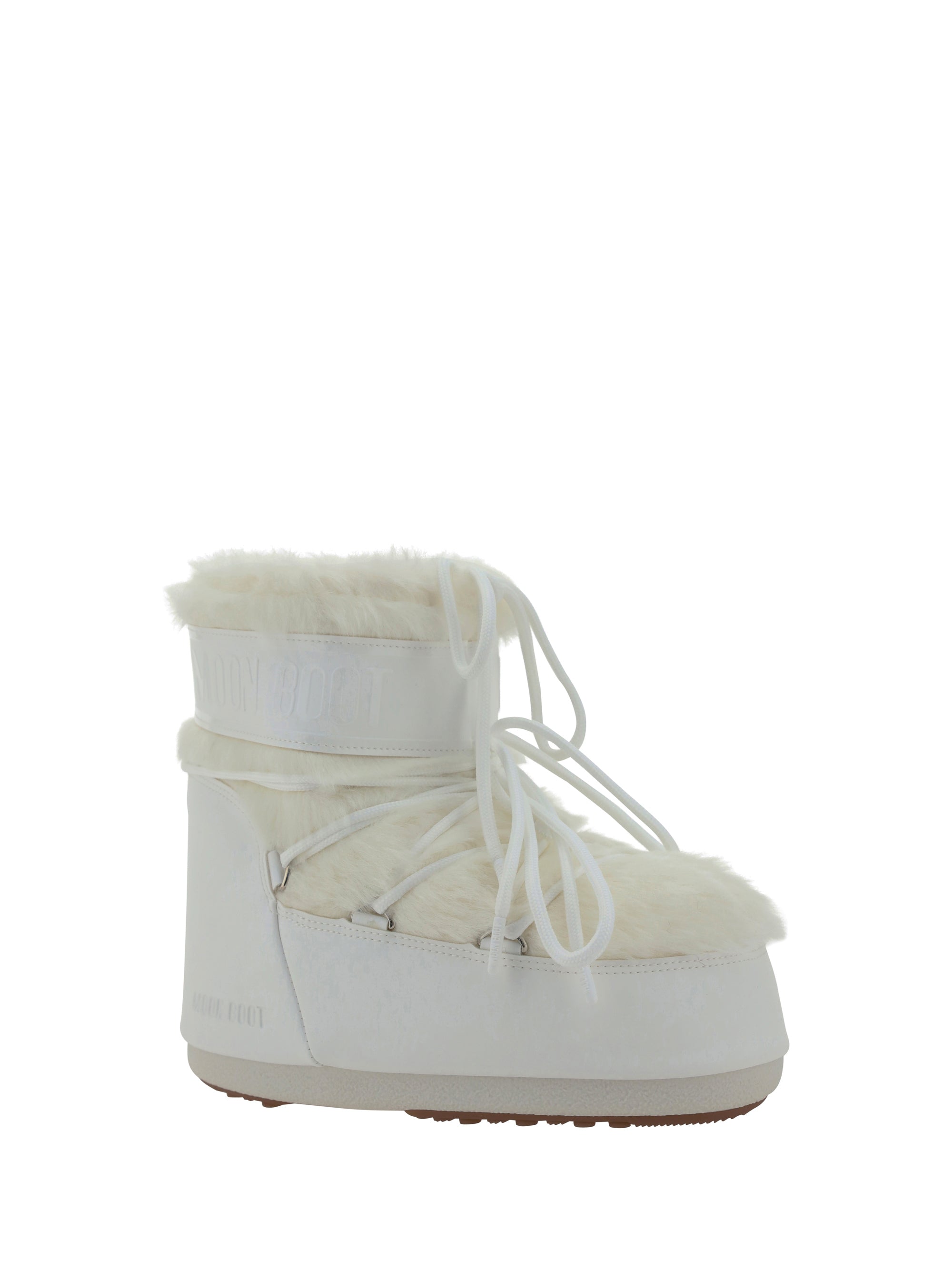 icon low faux fur boots
