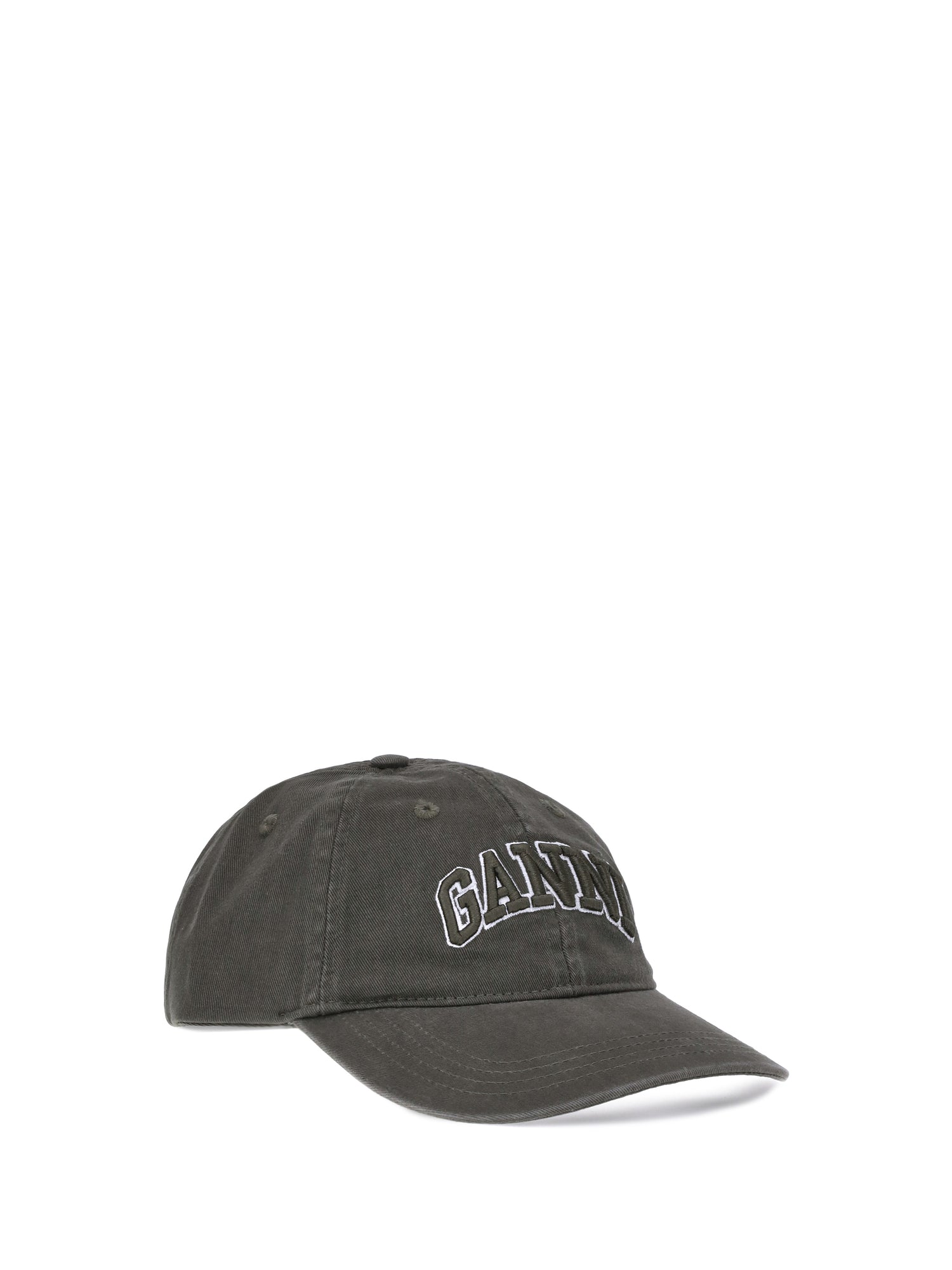 GANNI OS logo baseball cap