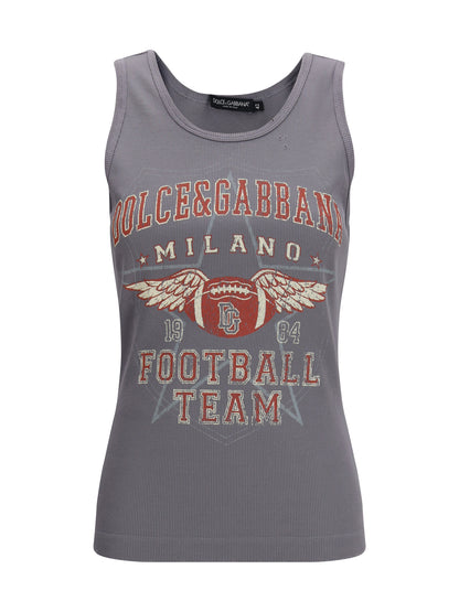 DOLCE &amp; GABBANA 40 ribbed tank top 