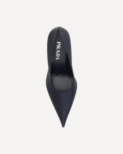 silk satin pumps