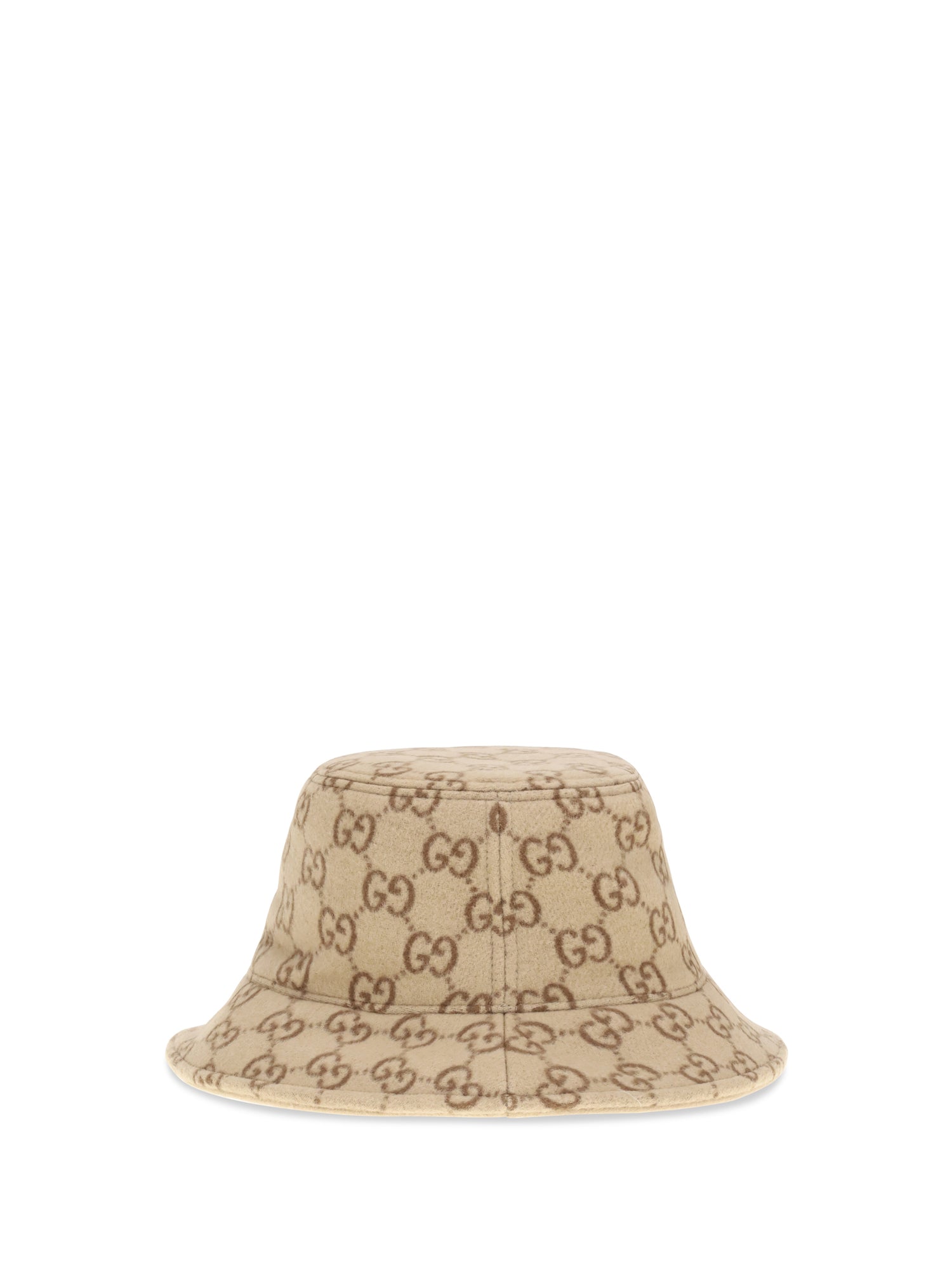 gg jacquard wool bucket hat