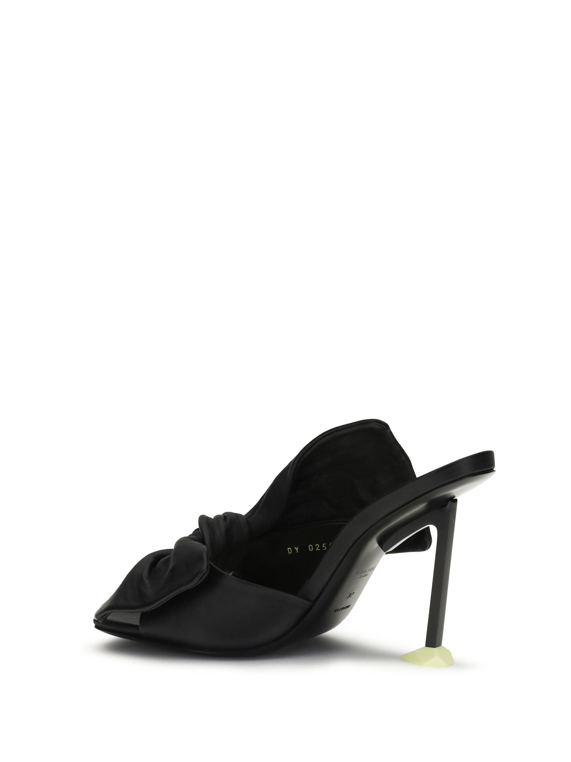 boudoir heeled mules