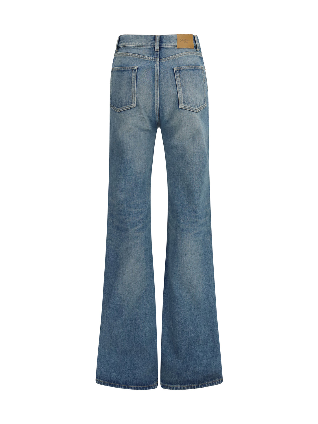 SAINT LAURENT 26 logo-motif jeans s pants