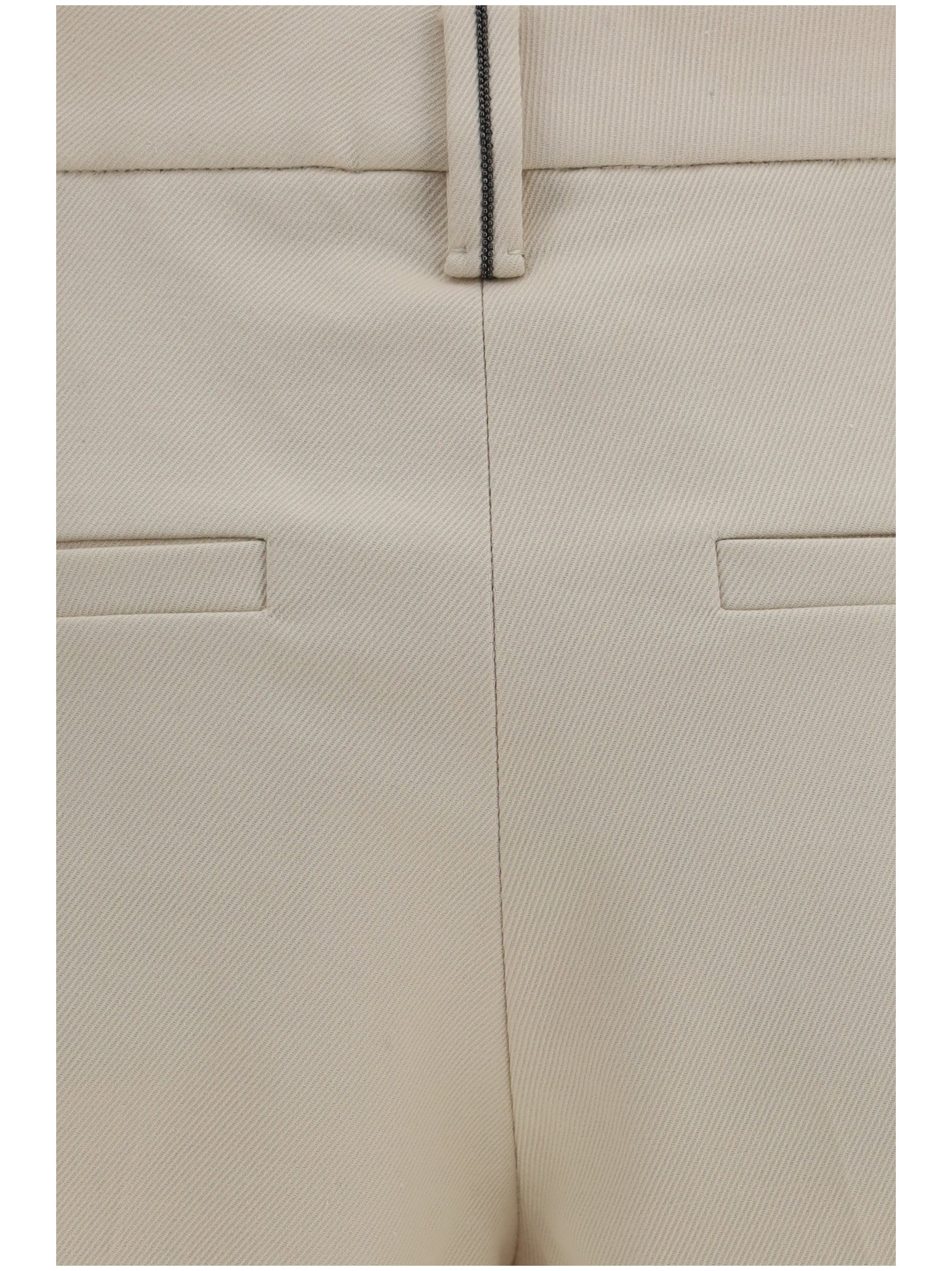 tailored cotton pants
