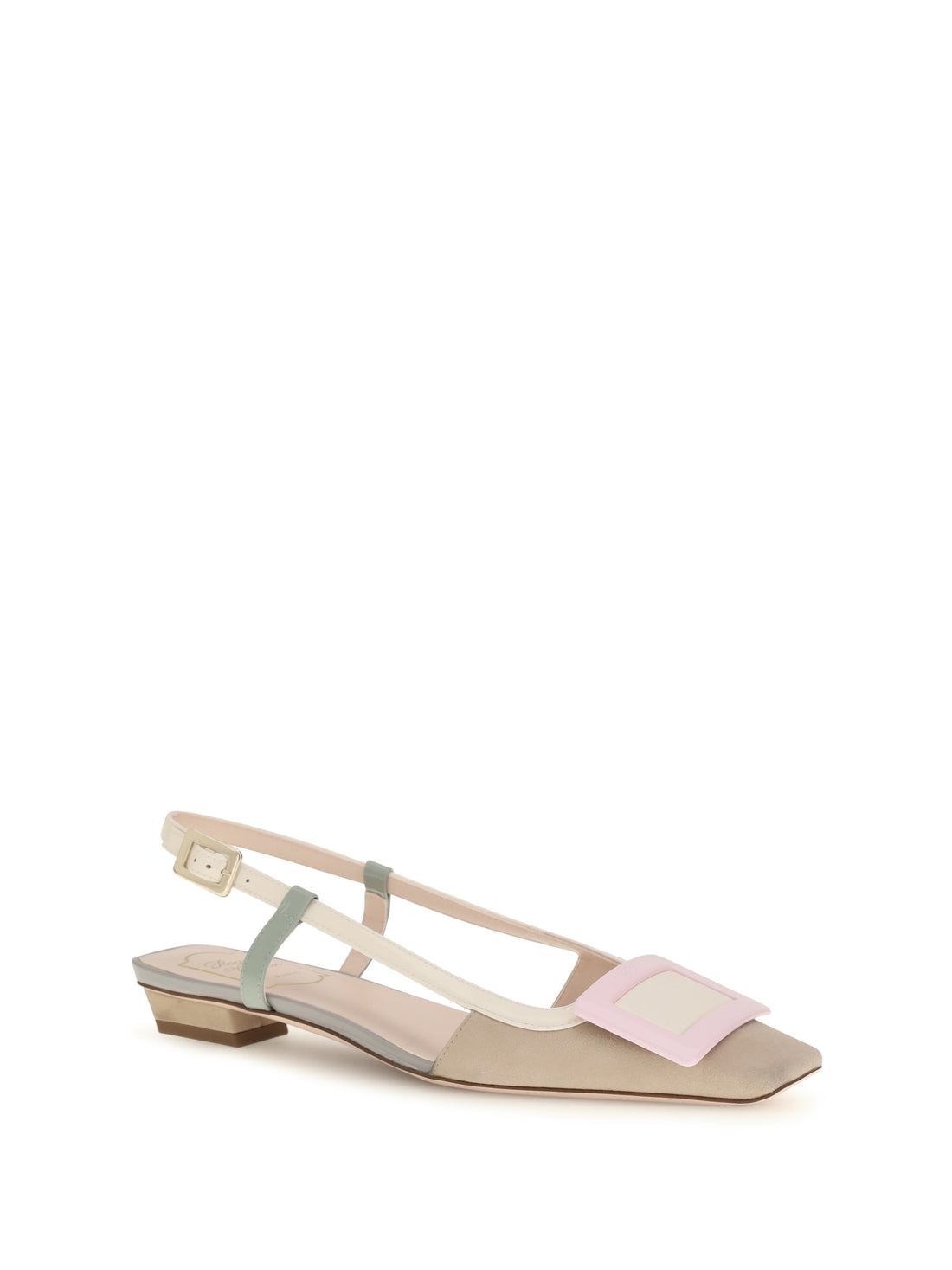 ROGER VIVIER 36 suede belle vivier slingback ballerinas