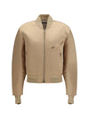 satin aviator bomber jacket