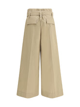 BRUNELLO CUCINELLI 42 pleated crop pants