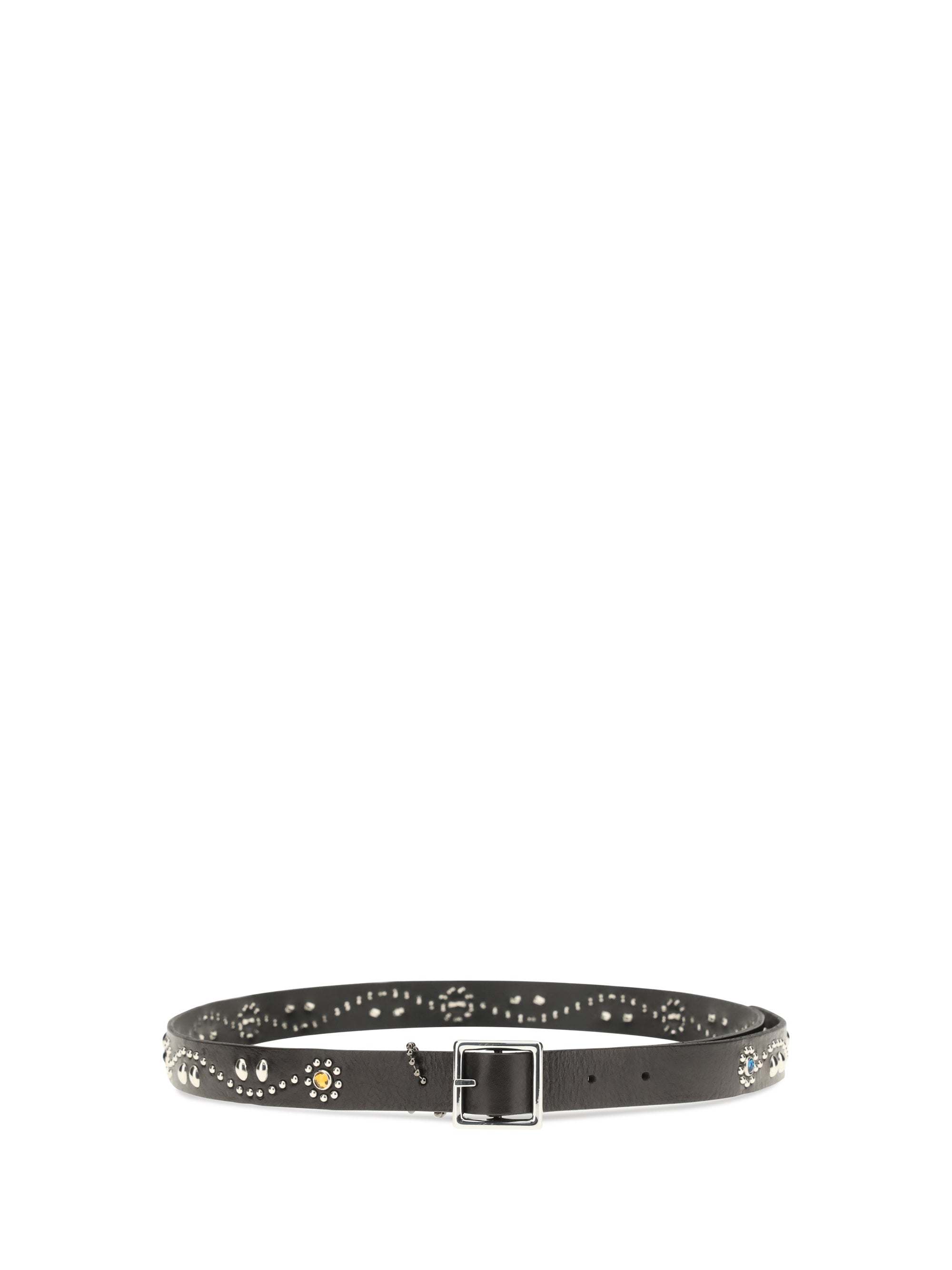 appaloosa leather belt with embellishments