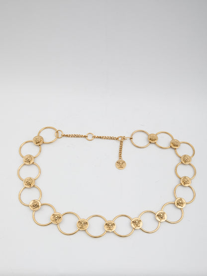 VERSACE OS medusa chain belt 