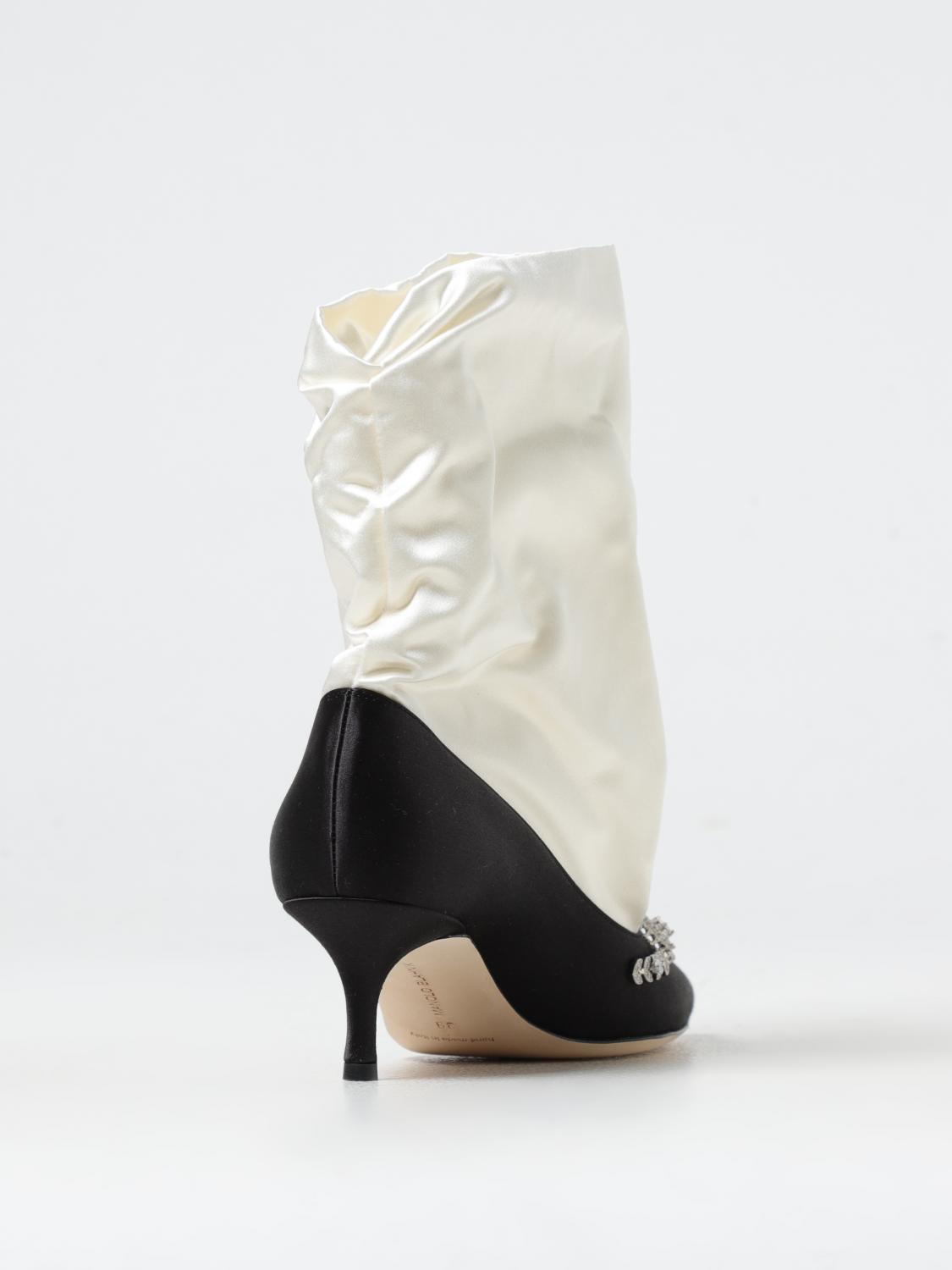 woman's flat ankle boot