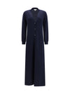 long cashmere v-neck cardigan
