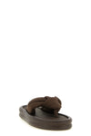 over puffed up thong sandals