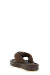 over puffed up thong sandals
