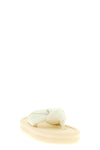 over puffed up thong sandals