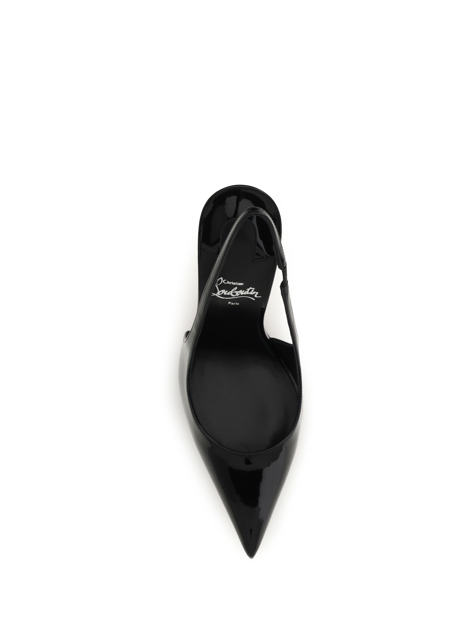 miss z slingback patent leather pumps