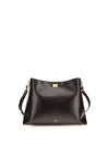large vittoria leather shoulder bag