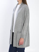 ALLUDE M open cardigan in virgin wool and cashmere 