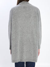 ALLUDE M open cardigan in virgin wool and cashmere 