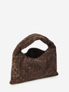 hop fondant suede bag small