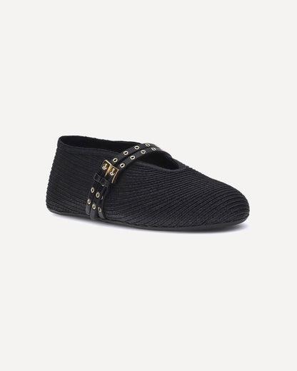 raffia ballerinas